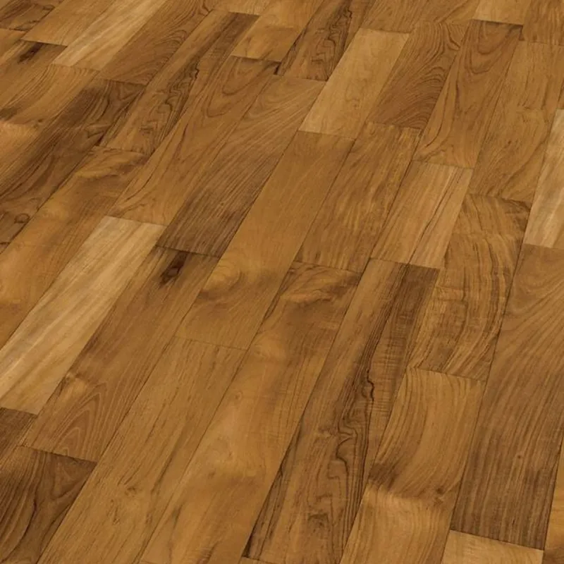 Parquet massif Teck Indonésien 4 chanfreins 12*90*300 à 900 mm