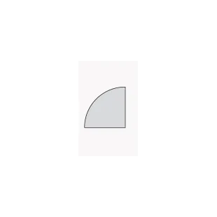 Quart de rond chêne massif brut poncé épaisseur 15*15*2400 mm