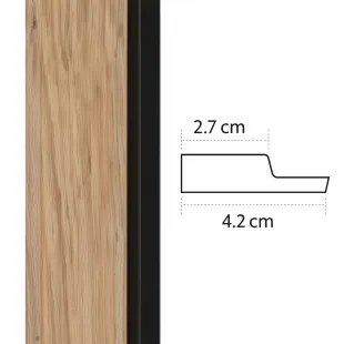 Baguette de finition gauche Panelio Hugo Chêne clair 21*62*2700 mm