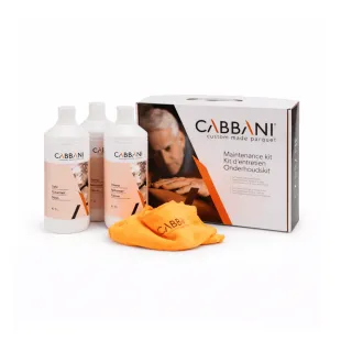 Kit entretien Cabbani pour parquet verni