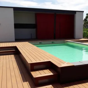 Terrasse composite Atmosphère lame de 4.00 m de long