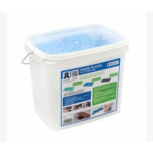 Cales plates hauteur 2/3/5 mm seau de 3*100 unités