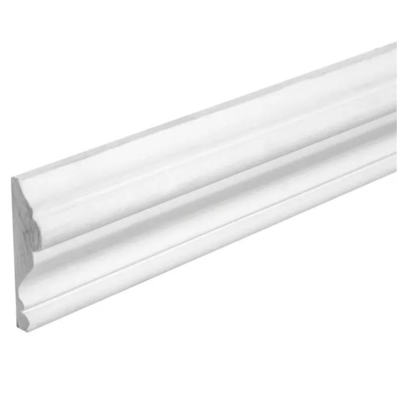 Cimaise moulurée Opéra en pin massif Merkusii enduit Gesso 18*62*2200 mm