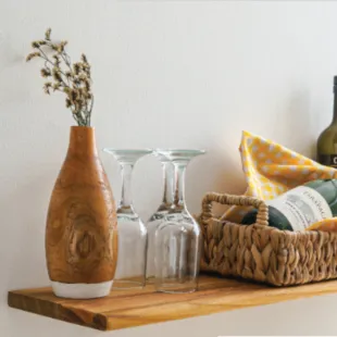 Kit de fixation invisible Chloé pour tablette murale 2* diam 10*10 mm