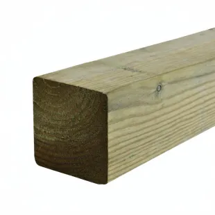 Poteau Pin autoclave CL4 vert