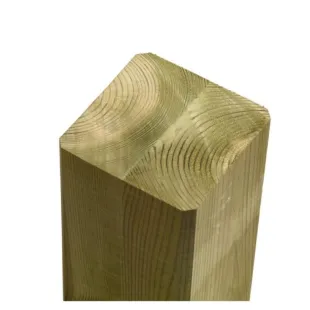 Poteau Pin contrecollé autoclave cl4 vert