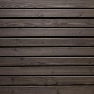 Bardage faux claire-voie Oscillo XXL Épicéa CL3 26*122 saturé 4.45 Mètres Graphi