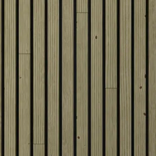 Bardage claire voie quadri Épicéa CL3 40*40 droit 4.20M VERT