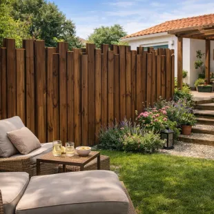 Volige agricole brute Pin CL3 brun 18*150 3.60 Mètres