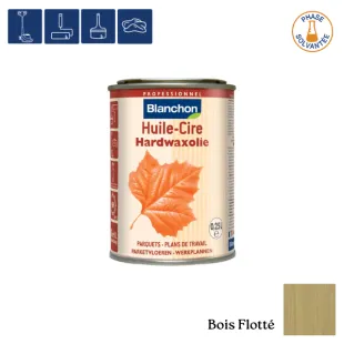 Huile cire 0.25 Litre Gris blanc