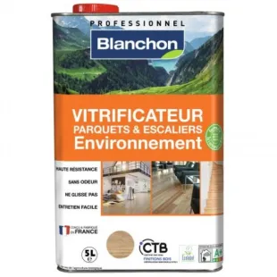 Vitrificateur parquet et escalier environnement biosourcé 5 Litres Ultra mat