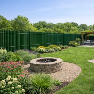 kit clôture pvc 3D Gris anthracite RAL 7016ㅤ Kit 1.53 Mètre