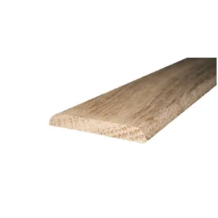 Champlat 2 angles arrondis chêne massif brut poncé 6*30*2400 mm