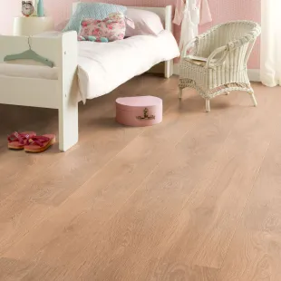 Light Brushed Oak revêtement sol stratifié 12*192*1285mm Lami Pure