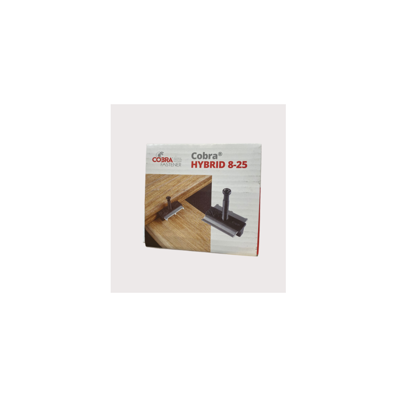 KIT FIXATION INVISIBLE 90 FIXATIONS + VIS 1 KIT 4.5 M2 POUR TERRASSE TECK