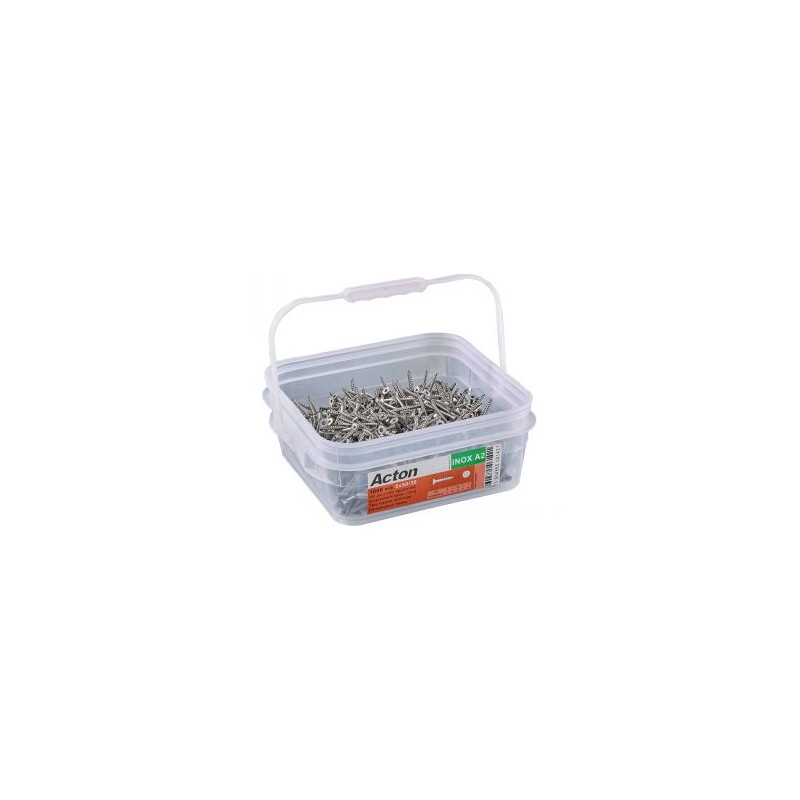 Vis inox A2 torx 4*35 boîte de 200 unités