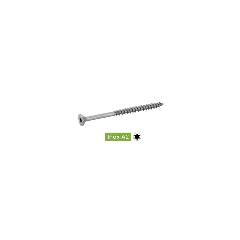VIS INOX A2 TORX 4*35 BOITE DE 200 U