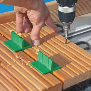 Espaceur lames de terrasse 12 unités