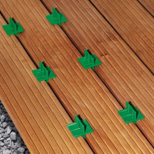 Espaceur lames de terrasse 12 unités