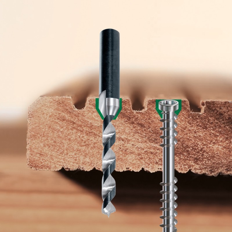 Foret étagé drill 2 step