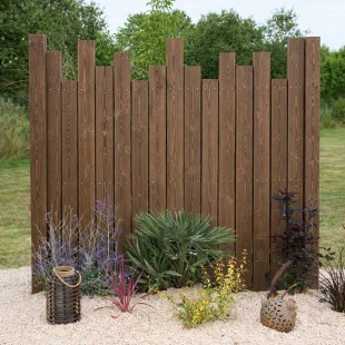 Panneau Suzerain vertical déstructuré 1 face CL3.1 brun 180*180