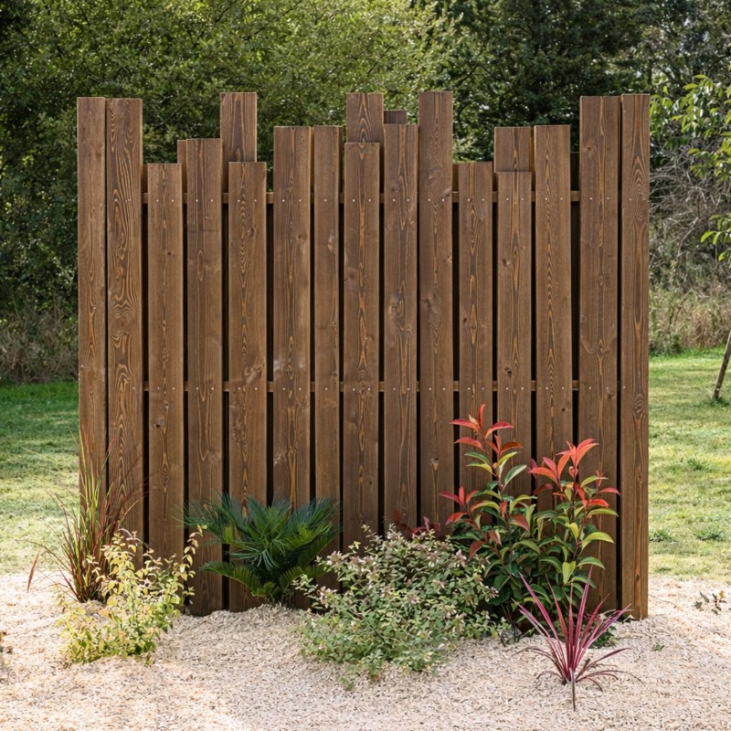 Panneau Cérannais déstructuré double faces CL3.1 brun 180*180