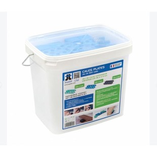 Cales plates hauteur 2/3/5 mm seau de 3*100 unités