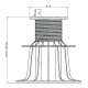 PLOT LAMBOURDES 140/230 MM