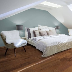 Parquet contrecollé Noyer US verni 4 chanfreins 14 ou 15/3*150*300 à 1600 mm