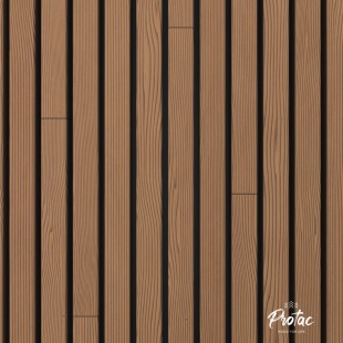 Bardage claire-voie Red Cedar Clear2 40*40 droit