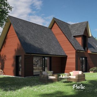 Bardage claire voie quadri Épicéa CL3 40*40 droit