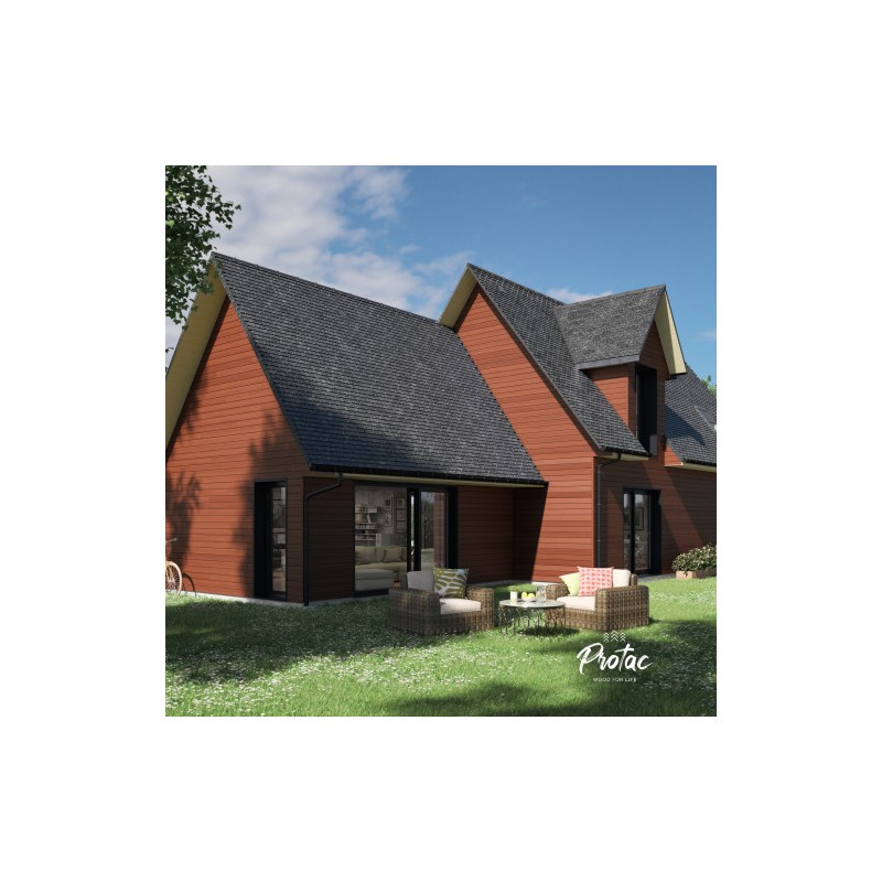 Bardage claire voie quadri Épicéa CL3 40*40 droit