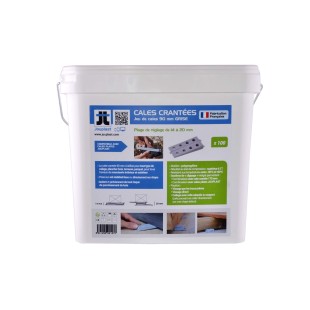 Cales crantées H90C et H170C seau de 50+30 unités