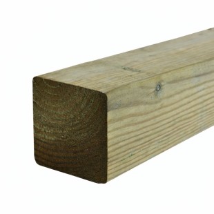 Poteau Pin autoclave CL4 vert