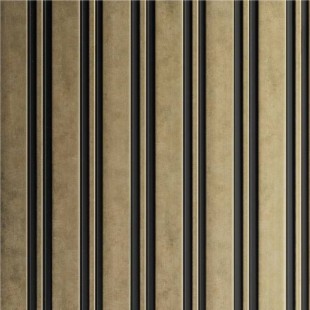 Panneau mural effet tasseau Panelio Balzac feuille d'or12*122*2700 mm