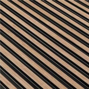 Panneau mural effet tasseau Panelio Duval Chêne clair 12*122*2700 mm