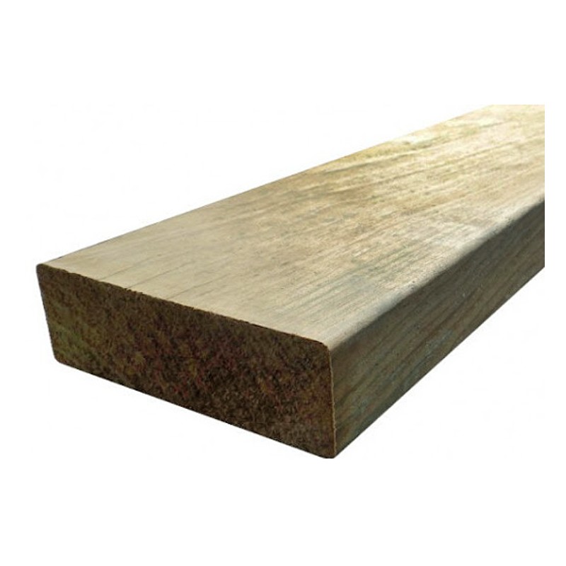 Bois raboté Pin autoclave CL4 vert