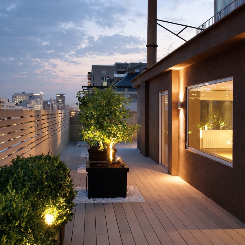 Terrasse composite Élégance lame de 4.00 m de long