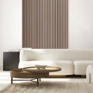 Panneau mural effet tasseau Panelio Balzac Chêne Somona 12*122*2700 mm