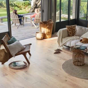 Bois naturel Flotté Huilé Parquet contrecollé Chêne R+L 4ch CP