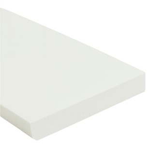 Plinthe carré Opéra en pin massif Merkusii enduit Gesso 12*100*2200 mm