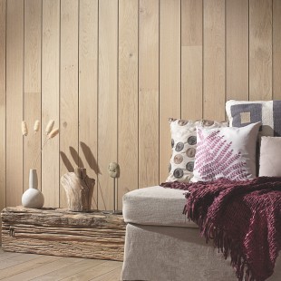 Huile Bois flotté lambris lame aboutée rainure et languette 10*141*2005 mm