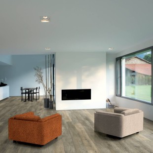 Parquet contrecollé Saumur Huilé gris brossé vieilli 15/4*220*800-2200 mm