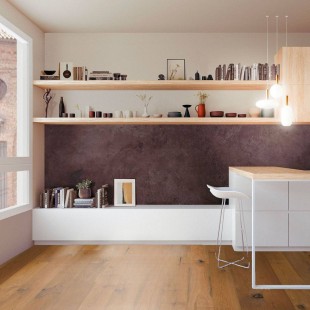 Parquet contrecollé Tosca Huilé fumé brossé vieilli main 12/3*158*610-1900 mm