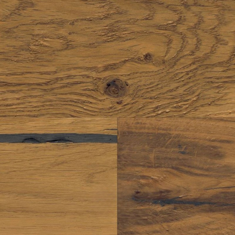 Parquet contrecollé Riviera Huilé fumé brossé vieilli main 12/3*158*610-1900 mm