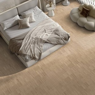 Parquet massif sur chant Chêne héritage brut bords droits 8*22*160 mm