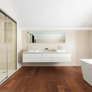 Parquet massif Merbau 4 chanfreins 15*140*400 à 1200 mm