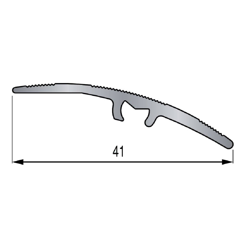 Seuil alu multi niveau Harmony 41 mm de large