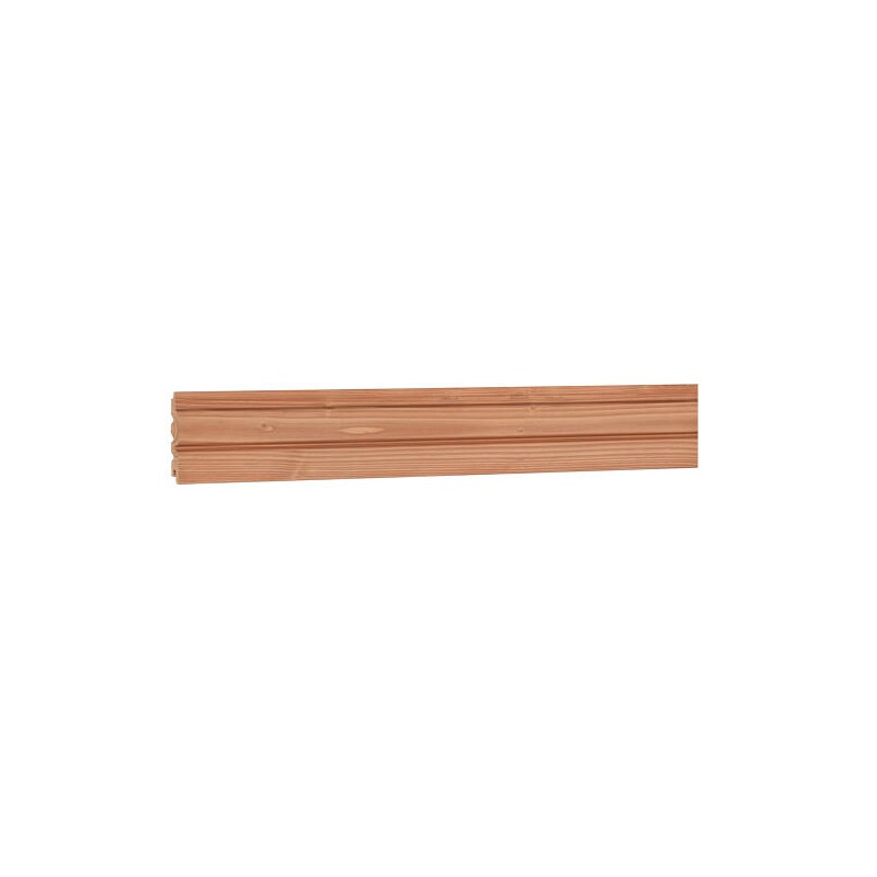 Bardage faux claire-voie Pulse Douglas biosourcé CL3 20*125