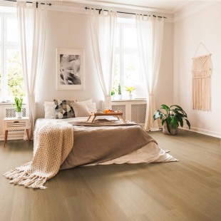 Parquet contrecollé Chêne Élégance brossé verni naturel 14/3*190*680 à 1900 mm